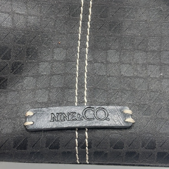 Nine & Co. 90s Small Y2K Mini Black Hand Bag Purse - Picture 3 of 8